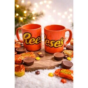 Reese’s Orange Coffee Mug Set of 2 – Galerie Licensed Ceramic Cups